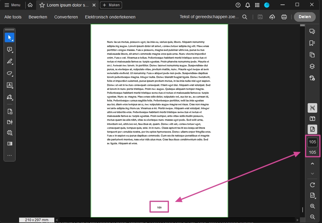 paginas-komen-niet-overeen