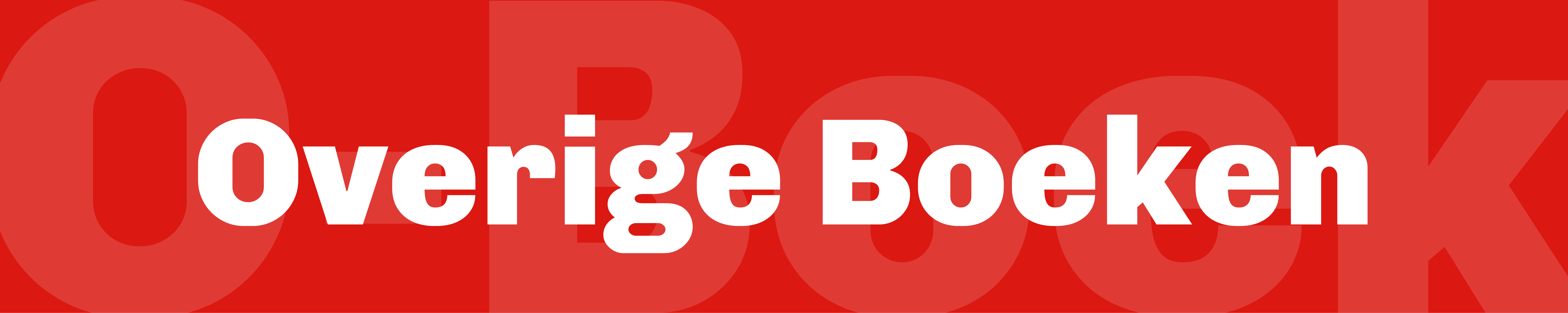 Overige boeken (O-boek)