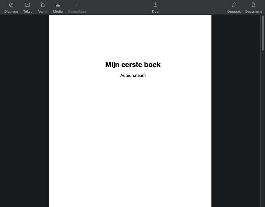 Secties & paginanummers instellen in Apple Pages