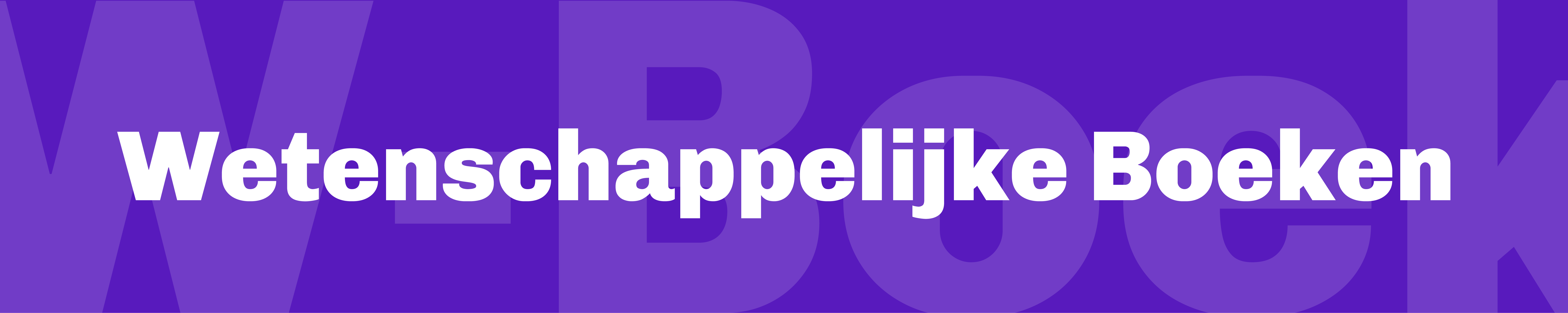 Wetenschappelijke boeken (W-boek)