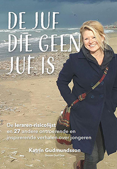 Voorbeeld omslag van 'De juf die geen juf is'